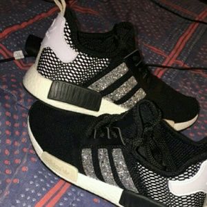 Glittery Adidas shoes